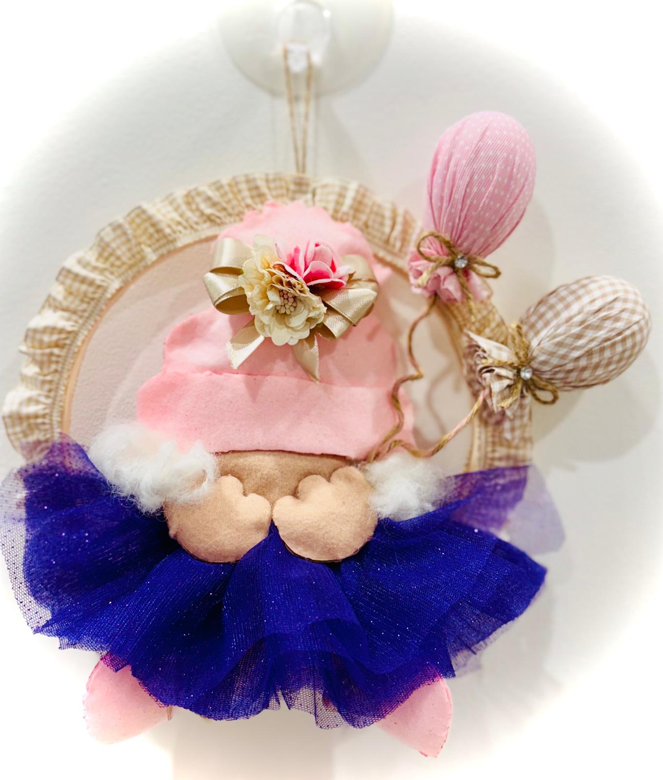 Gnomo Fuoriporta con Palloncini ✨