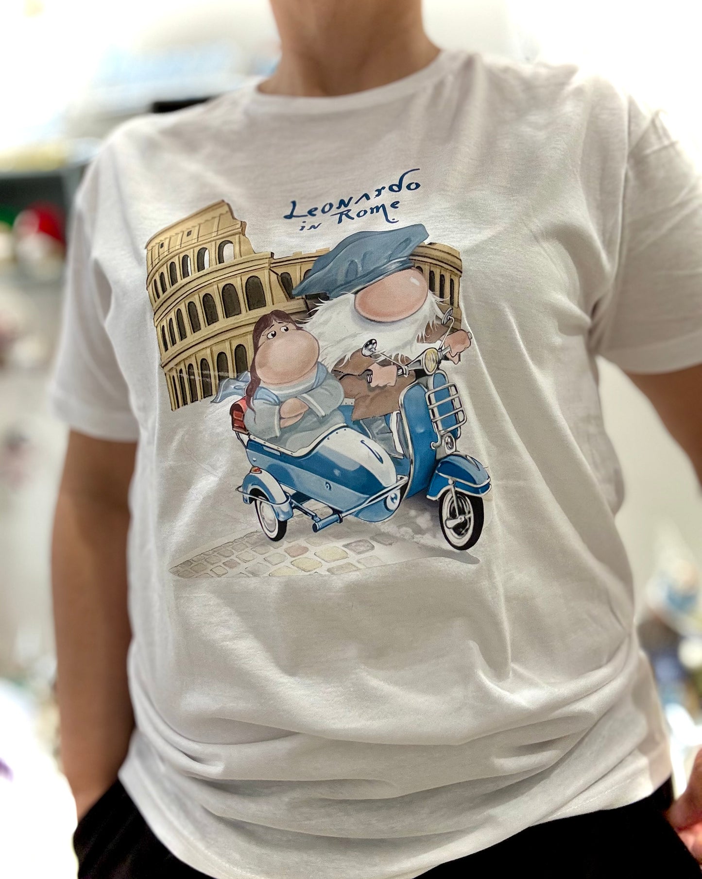 T-shirt Leonardo da vinci.