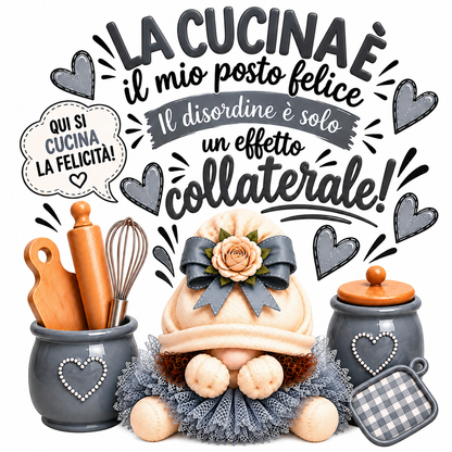 Stampa DTF Termotrasferibile per Tessuti – Linea Home Cucina