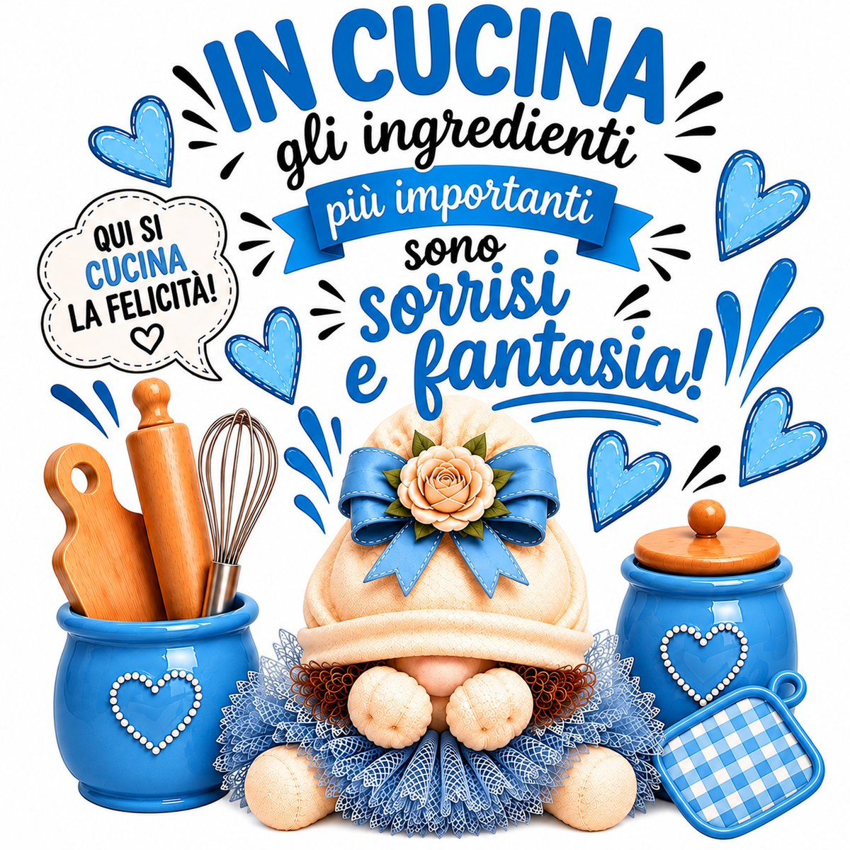 Stampa DTF Termotrasferibile per Tessuti – Linea Home Cucina