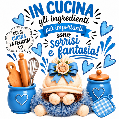 Stampa DTF Termotrasferibile per Tessuti – Linea Home Cucina