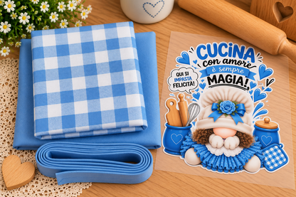 Kit Tessuti con Stampa DTF – Linea Home Cucina