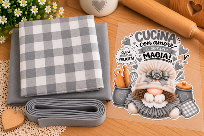 Kit Tessuti con Stampa DTF – Linea Home Cucina