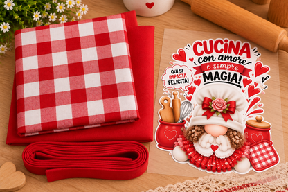 Kit Tessuti con Stampa DTF – Linea Home Cucina