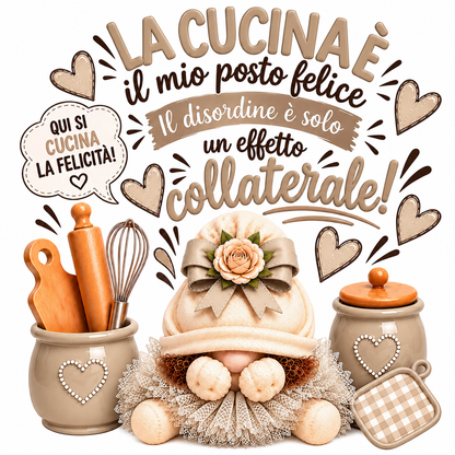 Stampa DTF Termotrasferibile per Tessuti – Linea Home Cucina