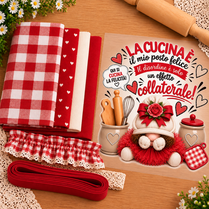 Kit Tessuti con Stampa DTF – Linea Home Cucina