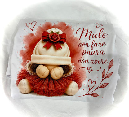 T-shirt Tullignomo  "Male non fare"